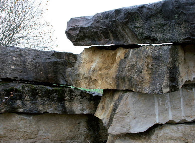 Person inspecting the massive milling center for a mega yacht